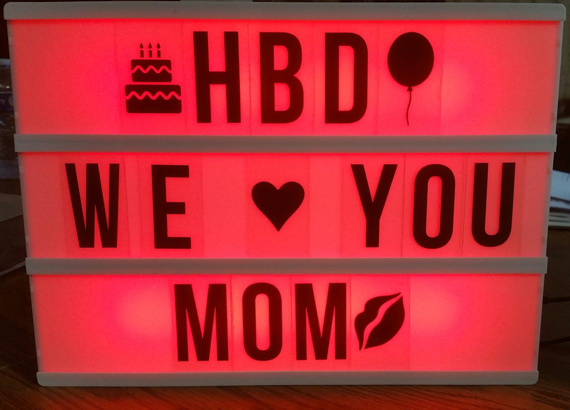 Birthday signage