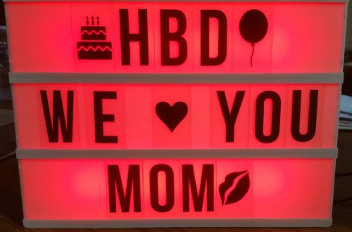 Birthday signage