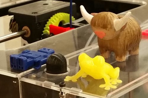 Some creations from the library's 3D printer