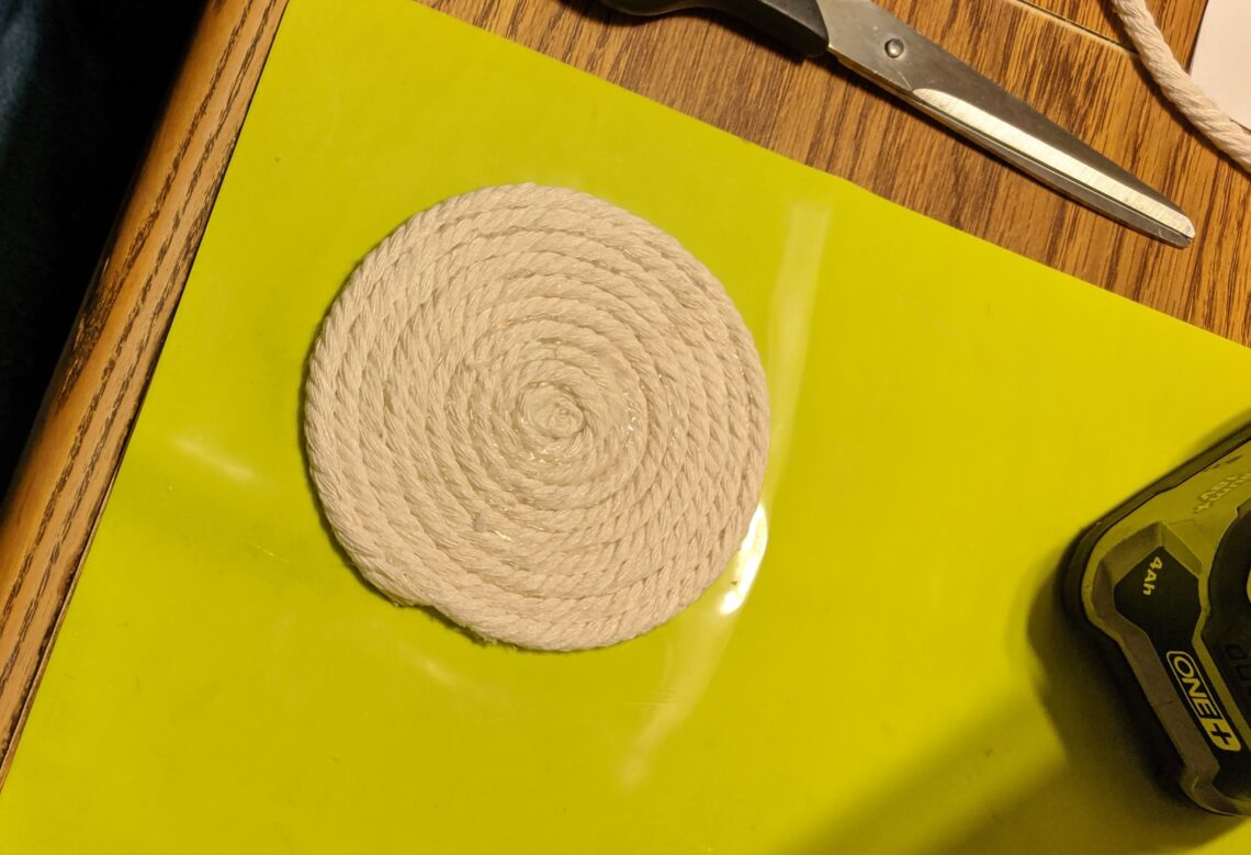 Making Rope Coasters with the Husband and College-Age Kids–A Successful ...