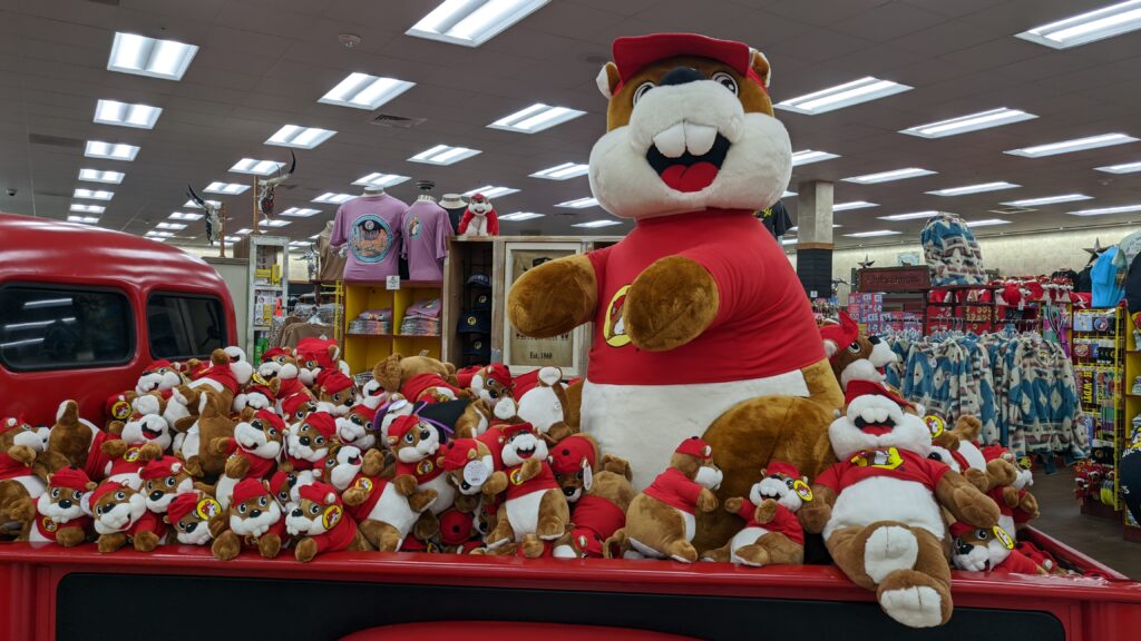 The Buc-ees Beavers just make you smile!