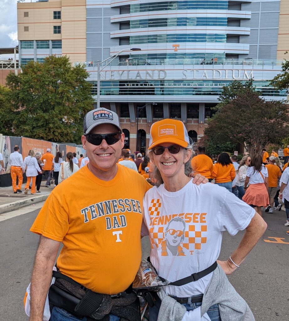 Getting ready to head into Neyland Stadium!!