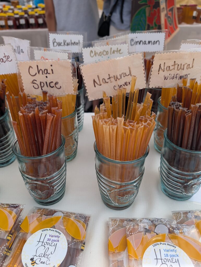 The honey can definitely be a sweet treat.