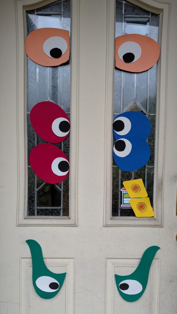 These were created over a decade ago. They are now part of the Halloween tradition at my home.
